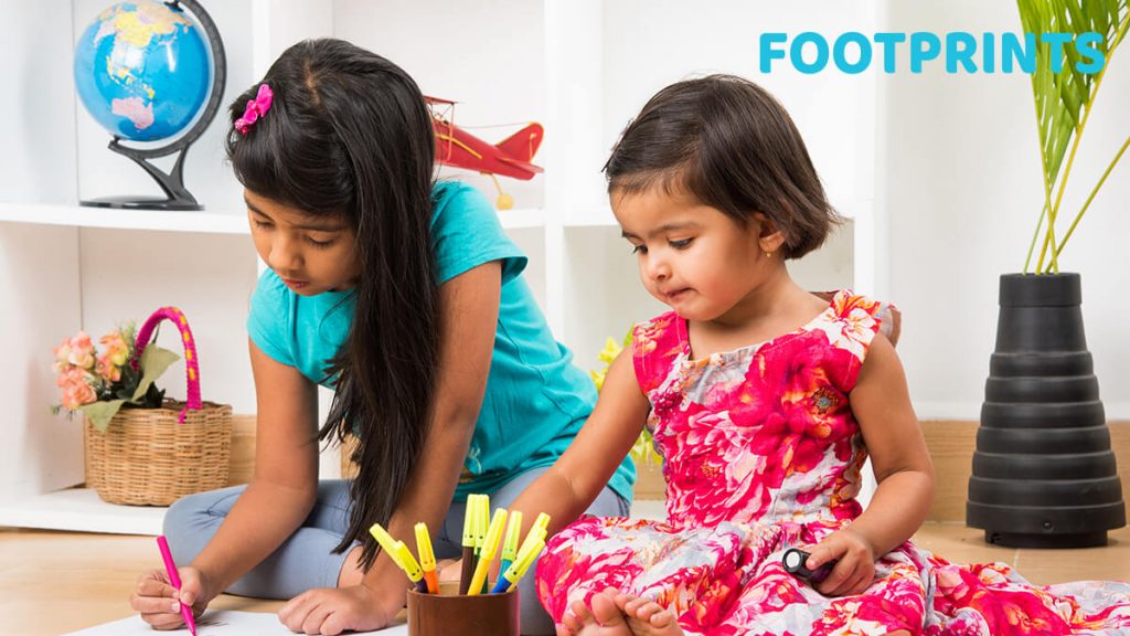 Preschoolers Reading Together