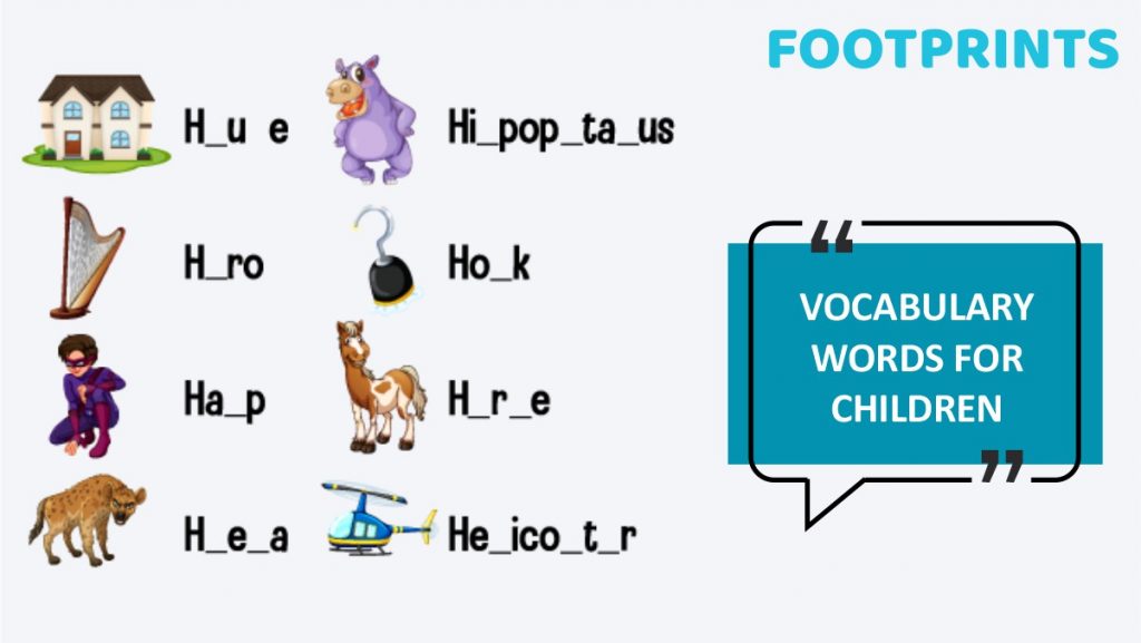 Vocabulary Words For Children